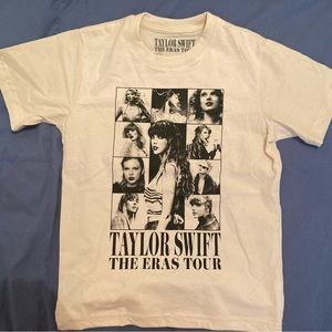 NWOT - Beige Eras Tour Shirt - Taylor Swift